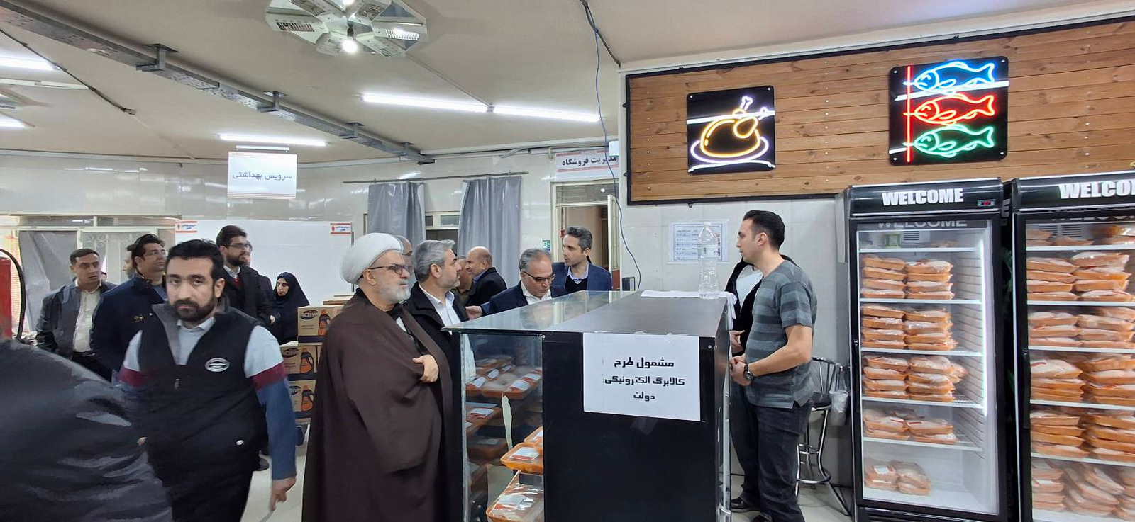 بازدید سرزده بازرس کل قضایی استان سمنان از فروشگاه‌های زنجیره‌ای و عرضه کالاهای اساسی