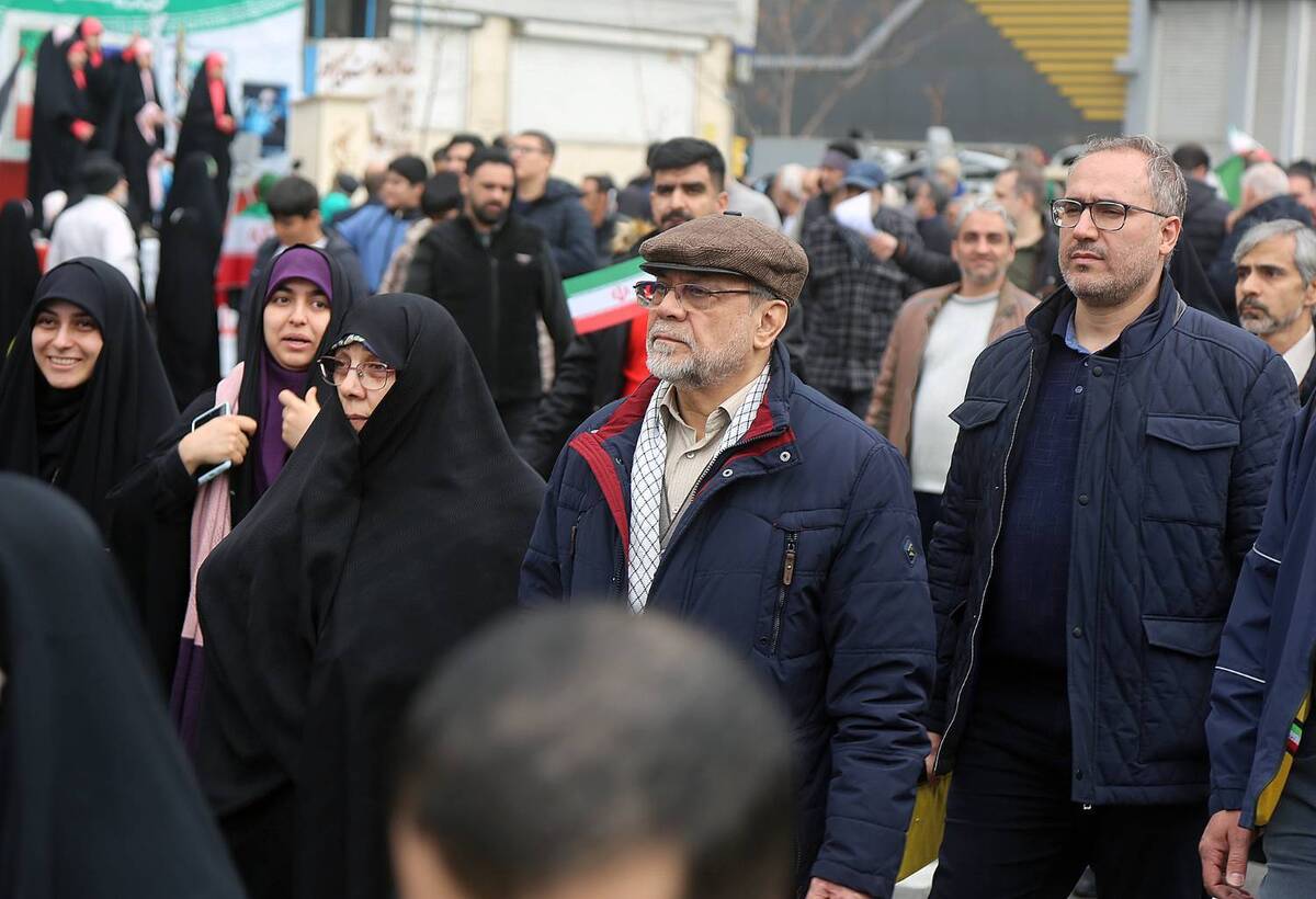حضور دکتر ذوالقدر در راهپیمایی عظیم ۲۲ بهمن‌ 